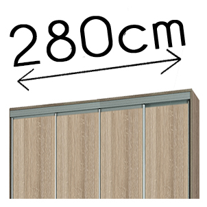 280cm