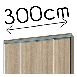 300cm