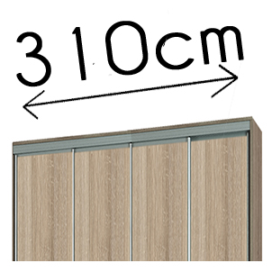 310cm