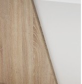 Sonoma oak / White