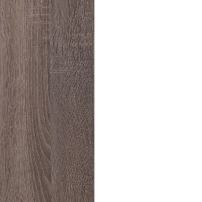 Truffle sonoma oak / White gloss