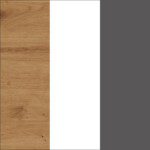 Artisan oak / White / Graphite