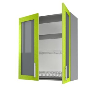 Верхний кухонный шкаф с сушкой для посуды 92см GTGL9237