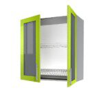 Верхний кухонный шкаф с сушкой для посуды 72cm GTGL7234 - Virtuves mēbeles GTGL