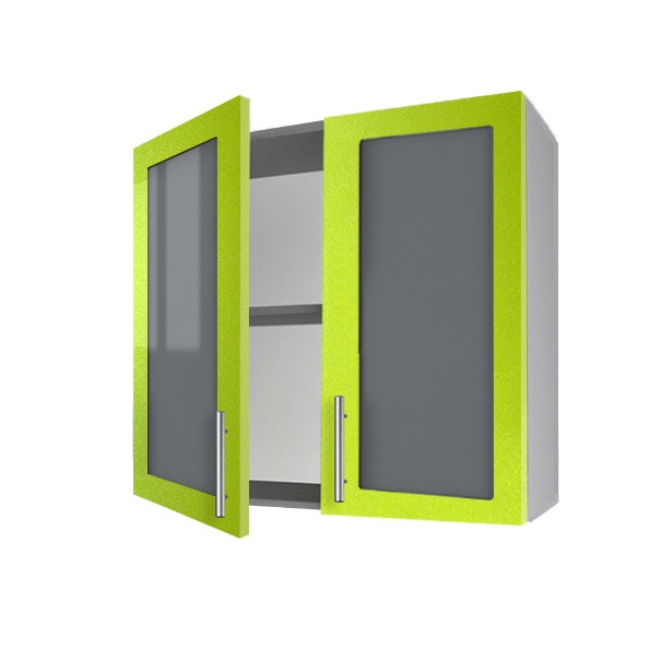 Верхний кухонный шкаф 72cm GTGL7219 - Virtuves mēbeles GTGL
