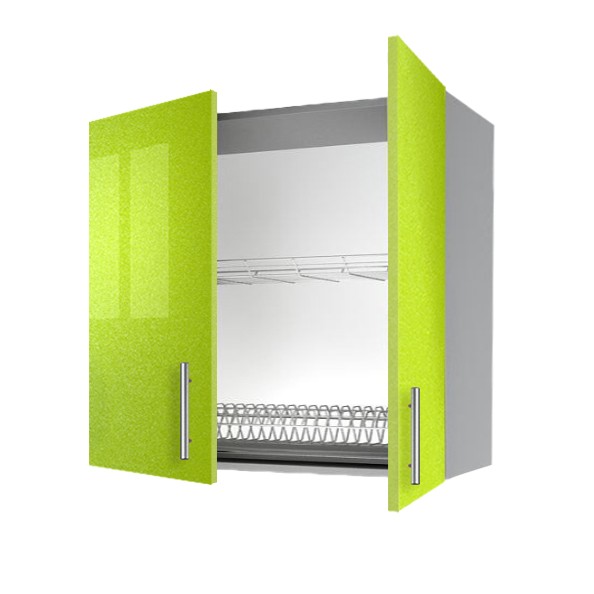 Верхний кухонный шкаф с сушкой для посуды 72cm GTGL7232 - Virtuves mēbeles GTGL
