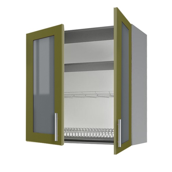 Верхний кухонный шкаф с сушкой для посуды 92см GTEL9237