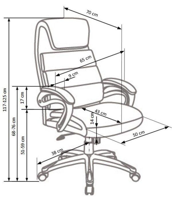 Офисное кресло Hanna 0863 - Birojs