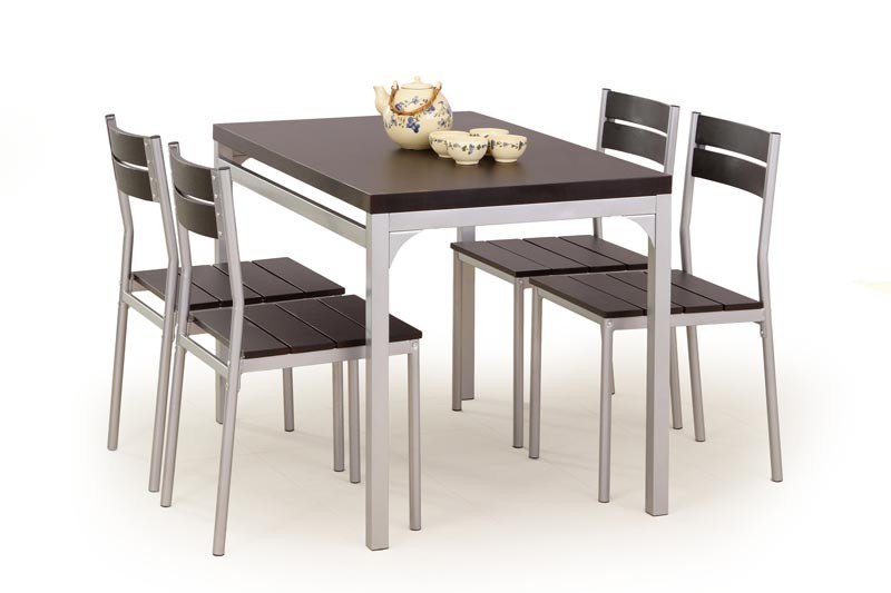 Обеденный комплект для кухни стол и 4 стула HR0192