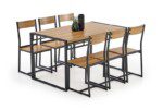 Обеденный комплект для кухни стол и 6 стульев HR0187 - Ēdamistabas komplekti
