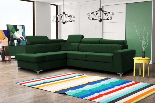 Угловой диван (левый) ASD5171 - Stūra dīvāni