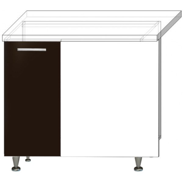 Нижний угловой кухонный шкаф SKPS038 - Virtuve