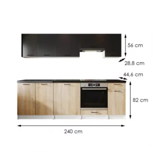 Virtuves mēbeļu komplekts SR2543
