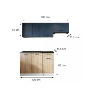 Комплект кухонной мебели SR2542 1,2 / 1,8 м
