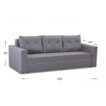 Dīvāns gulta GTMM4122 - Mīkstās mēbeles