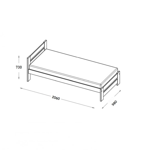 Кровать MX0006 - До 90 см
