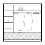 Шкаф JAOT03 - Шкафы с раздвижными дверями