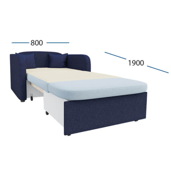 Dīvāns – gulta MINI -  Soro 93/97 - Mīkstās mēbeles