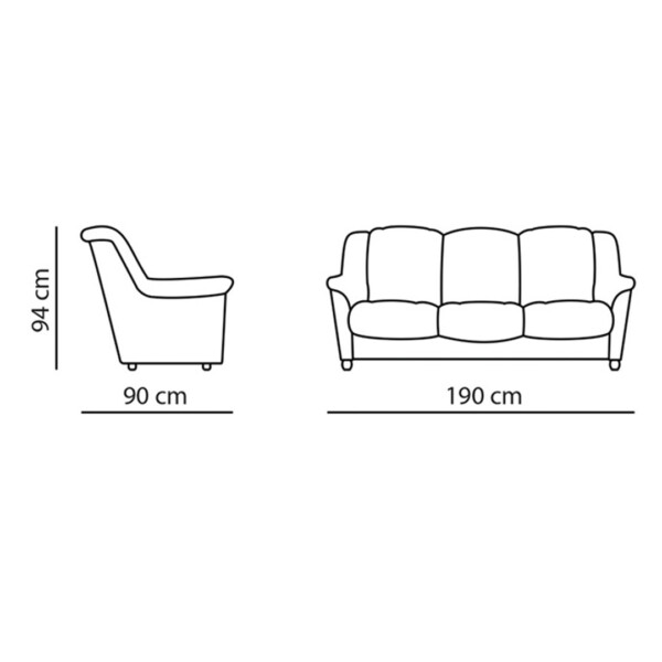Ādas dīvāns PAK903 - Mīkstās mēbeles