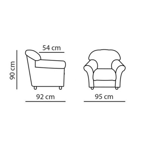 Ādas krēsls PAK1101 - Mīkstās mēbeles