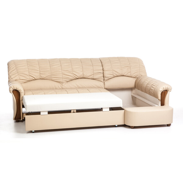 Ādas stūra dīvāns PAK1201 - Mīkstās mēbeles