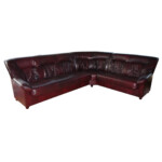 Ādas stūra dīvāns PAK1505 - Mīkstās mēbeles