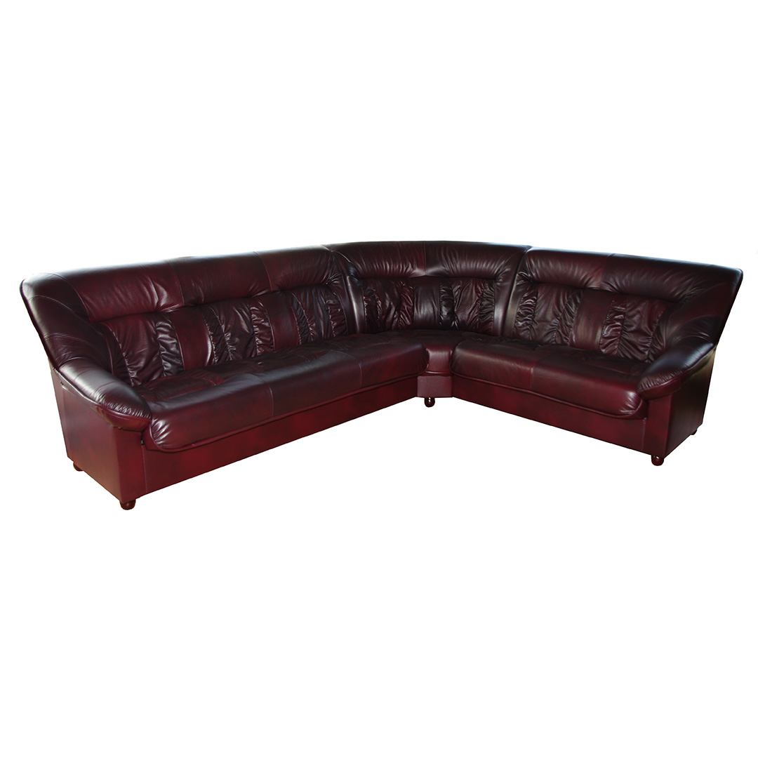Раскладной кожаный угловой диван PAK1506