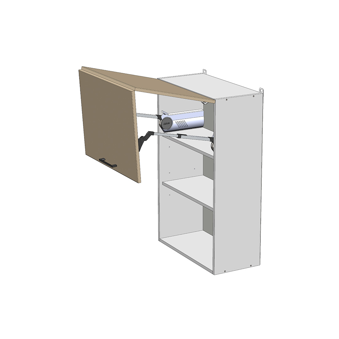 Верхний кухонный шкаф с высококачественной фурнитурой Aventos B-60/92 Modest