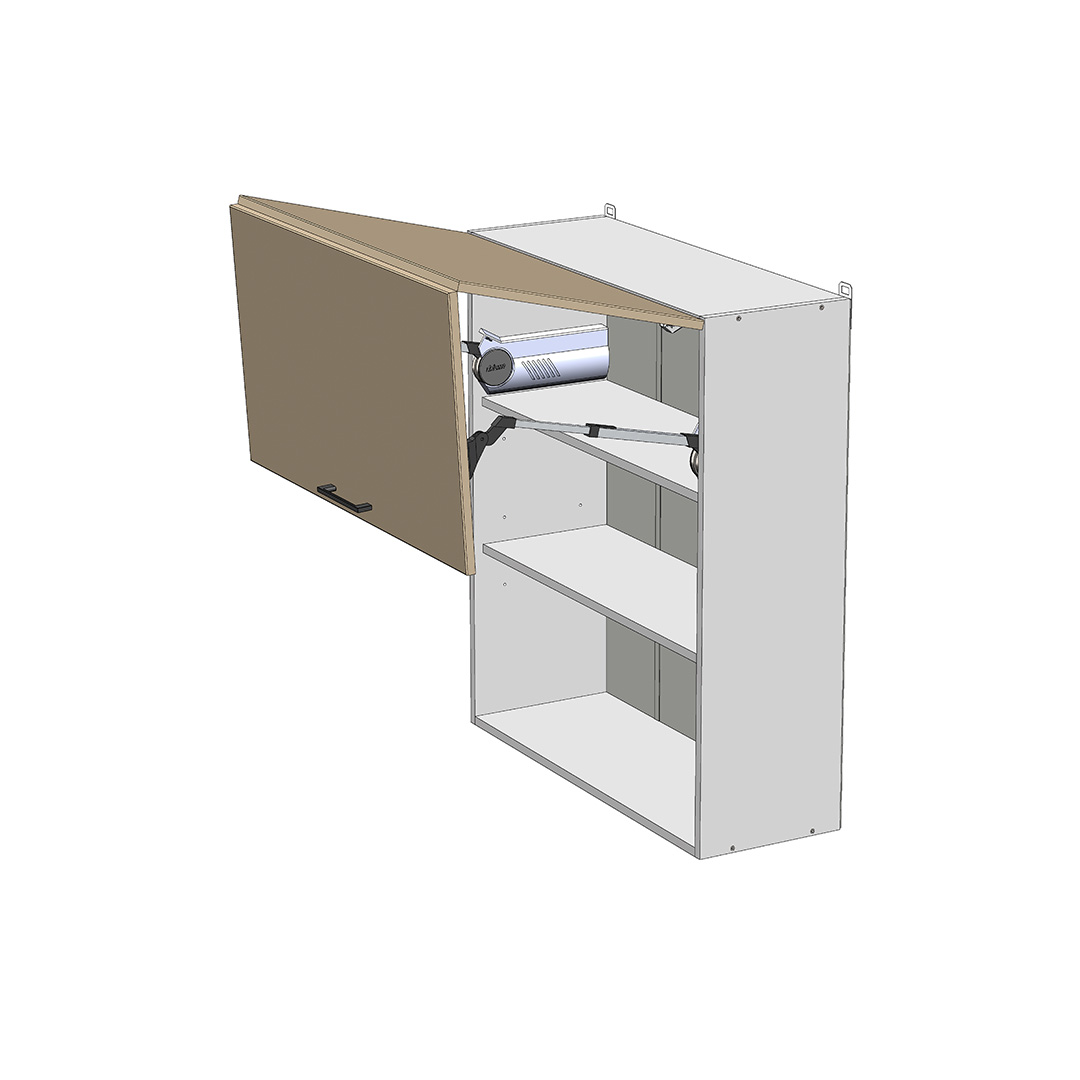 Верхний кухонный шкаф с высококачественной фурнитурой Aventos B-80/92 Imperial