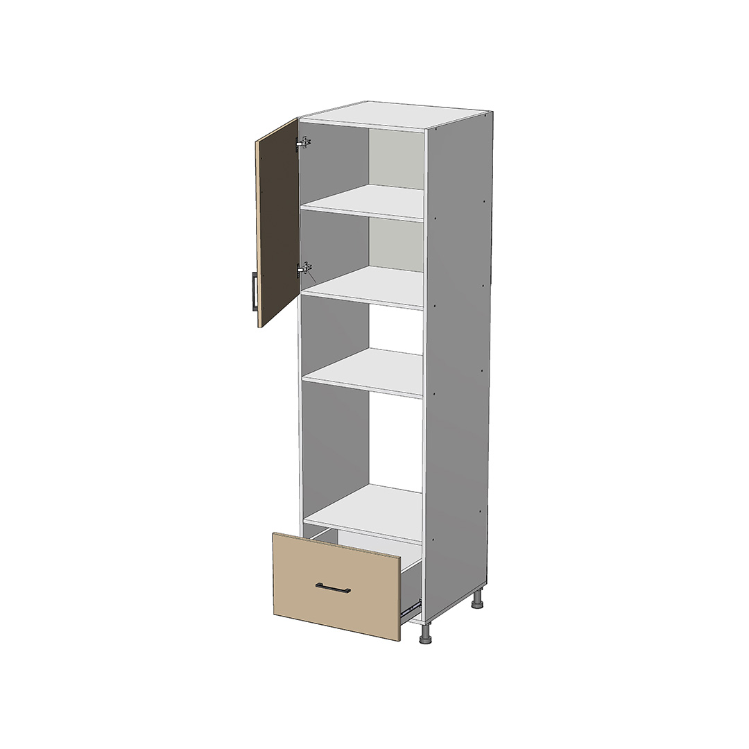 Высокий кухонный шкаф PU-60/214/4 Modest