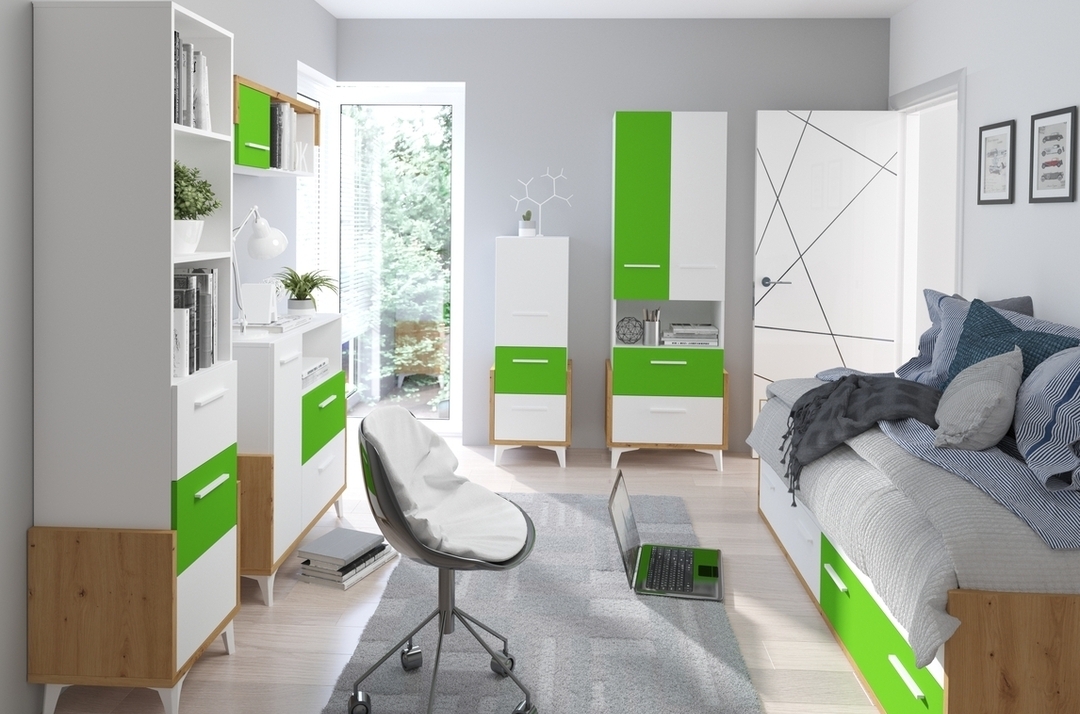 Bērnistabas kolekcija HEI (green)