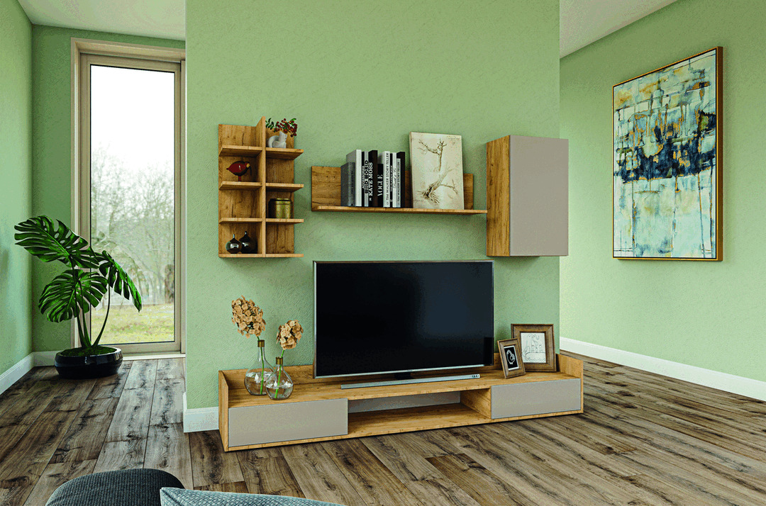 Viesistabas kolekcija Callisto / Gold craft oak-nimfea alba